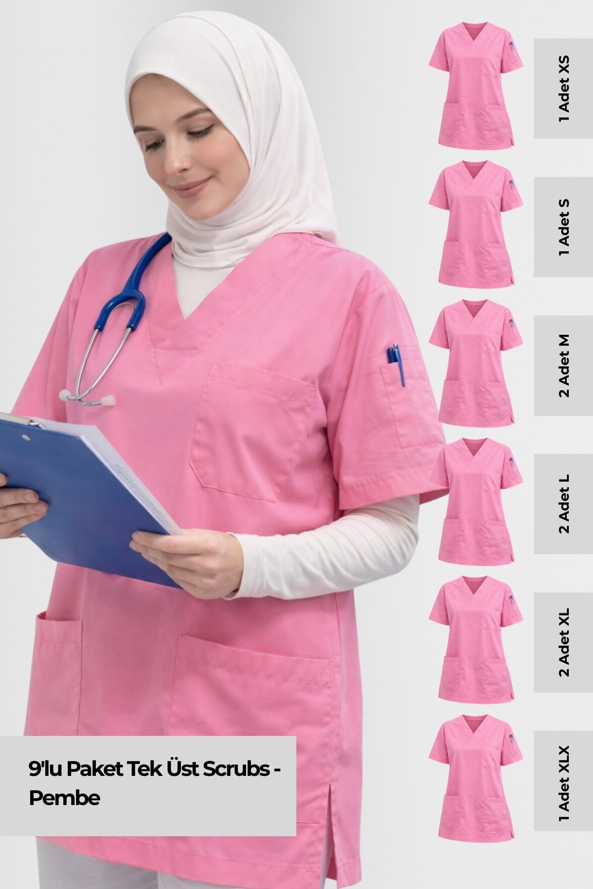büyük beden scrubs rahat kesim medical scrubs forma